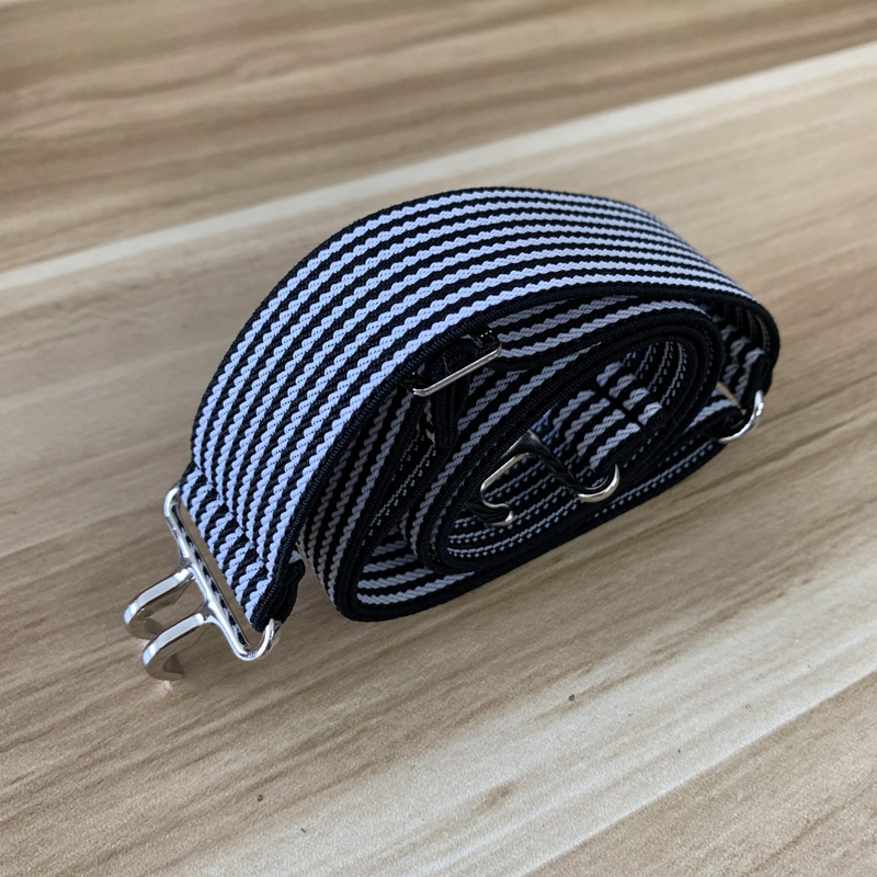Fine black and white stripe