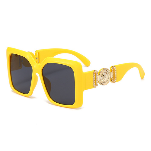Square Frame Sunglasses Covering Half the Face, Wholesale 2024 New Fashion Sunglasses for Women and Men