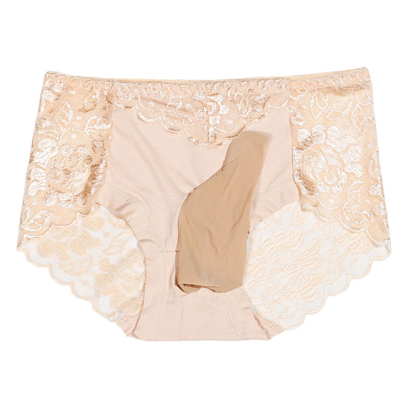 Complaint Kiss New lace underwear men's sexy jj set low waist triangle underwear ultra-thin sexy fake female stockings underwear