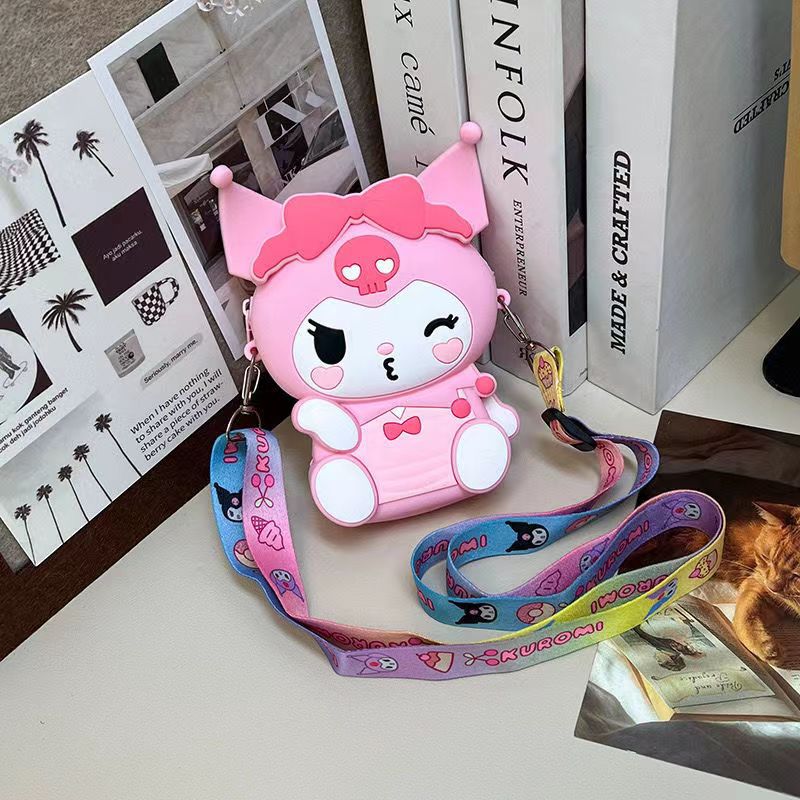 헤드스카프 전신 쿠로미 크로스백 핑크