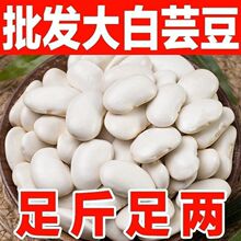 新货大芸豆新鲜新货大白豆黑花大肾豆牛眼豆五谷杂粮白芸豆500g