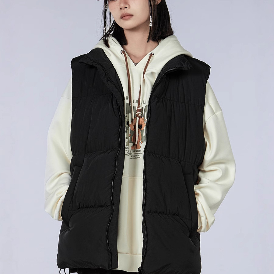 Chaleco Acolchado Casual para Hombre de Algodón y Poliéster Térmico para Invierno image 3