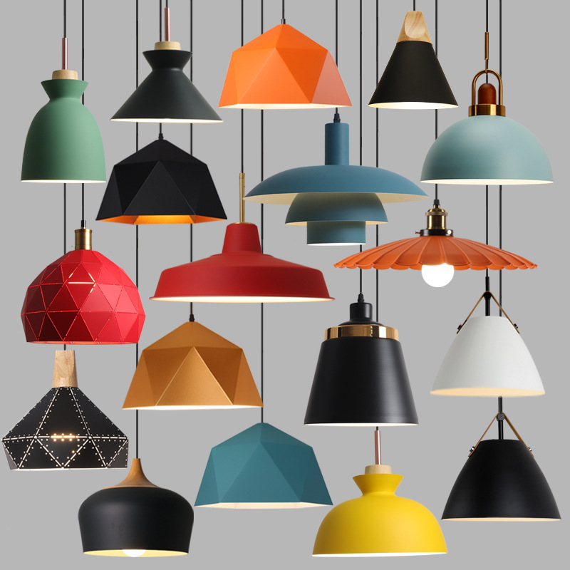 工业风吊灯创意个性餐饮餐厅吧台火锅饭店奶茶店铺商用单头灯罩灯