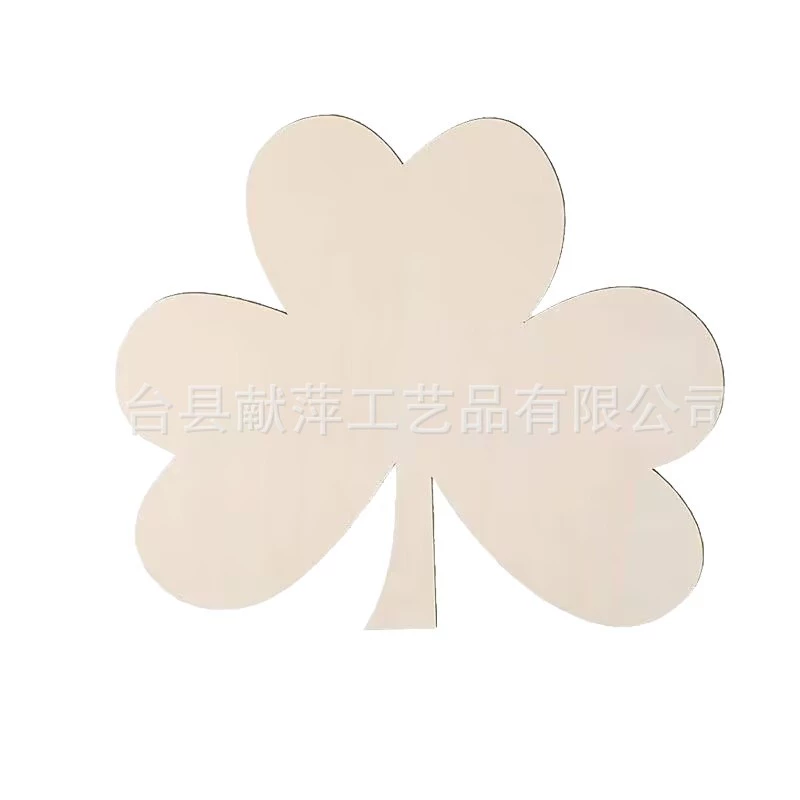 Unfinished blank wood chips ocean beach series flamingo dolphin shape decorative wooden crafts spot