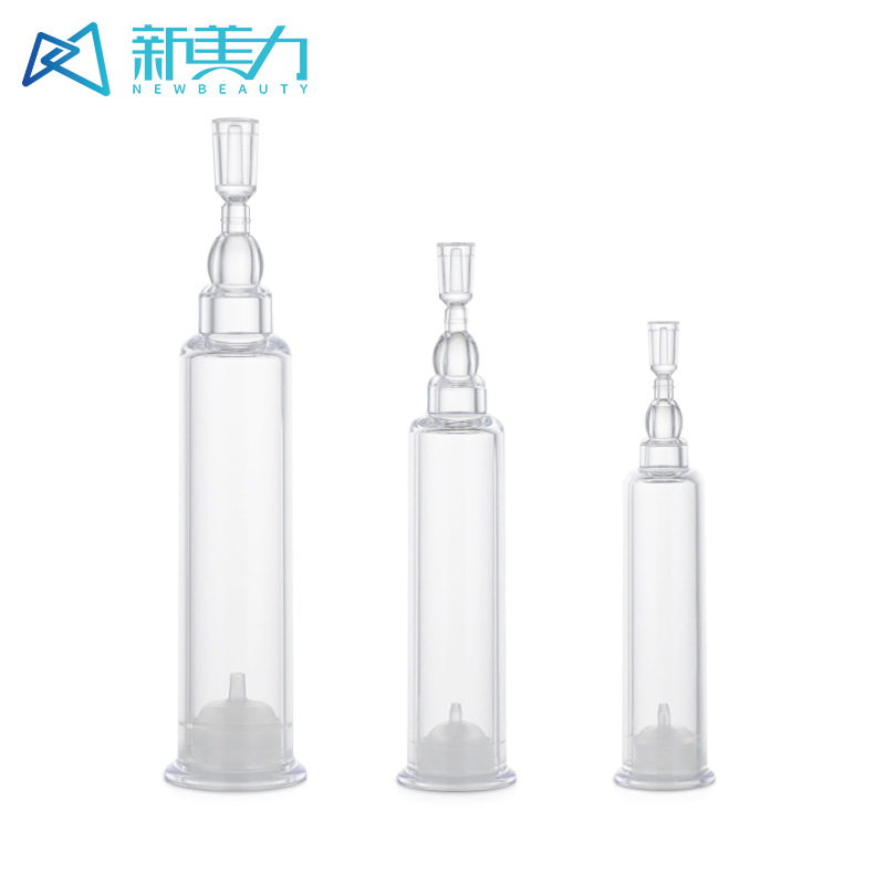 新美力现货高透PS塑料5ml10ml原液宝塔保鲜瓶一次性易折推挤瓶