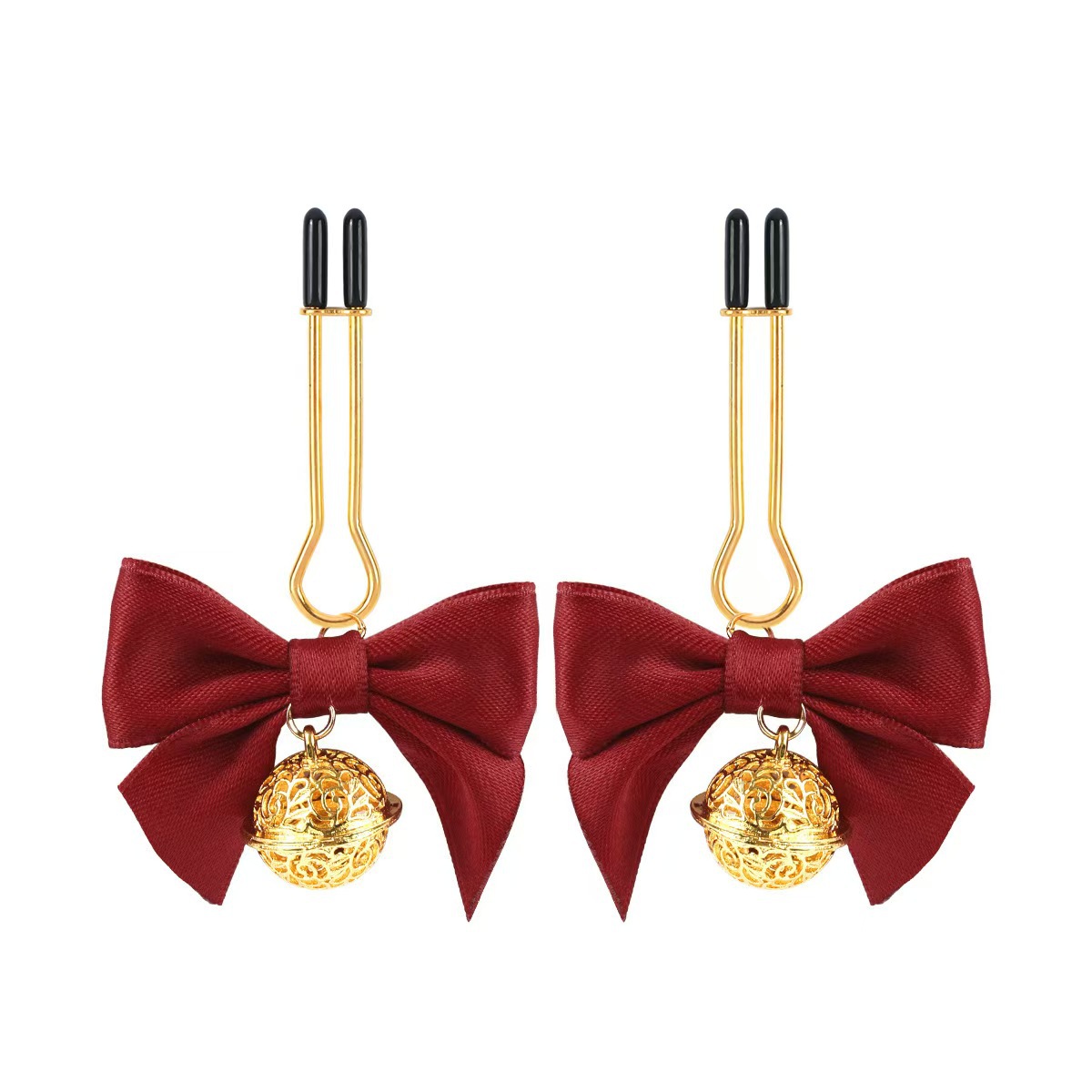 Fábrica directa de artículos sexuales SM esclavo femenina arco de cuentas cadena de leche clip pareja coqueteo artículos de venta