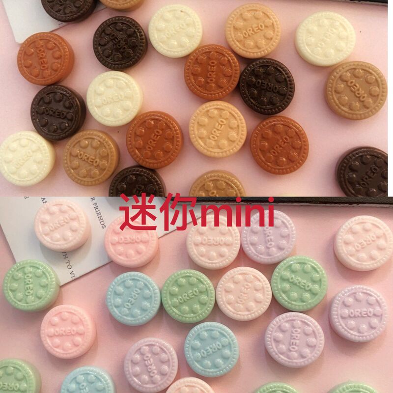 Chocolate Oreo Pure Handmade DIY Resin Accessories Mobile Phone Case Desktop Decoration Piano Bag Material Bag