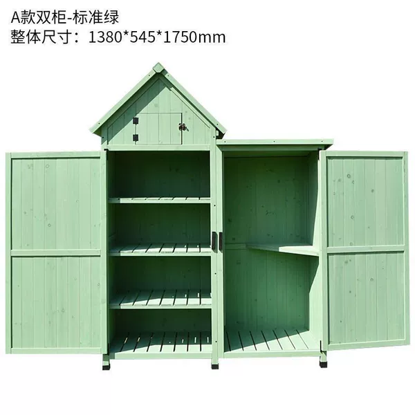 A model green-dual cabinet