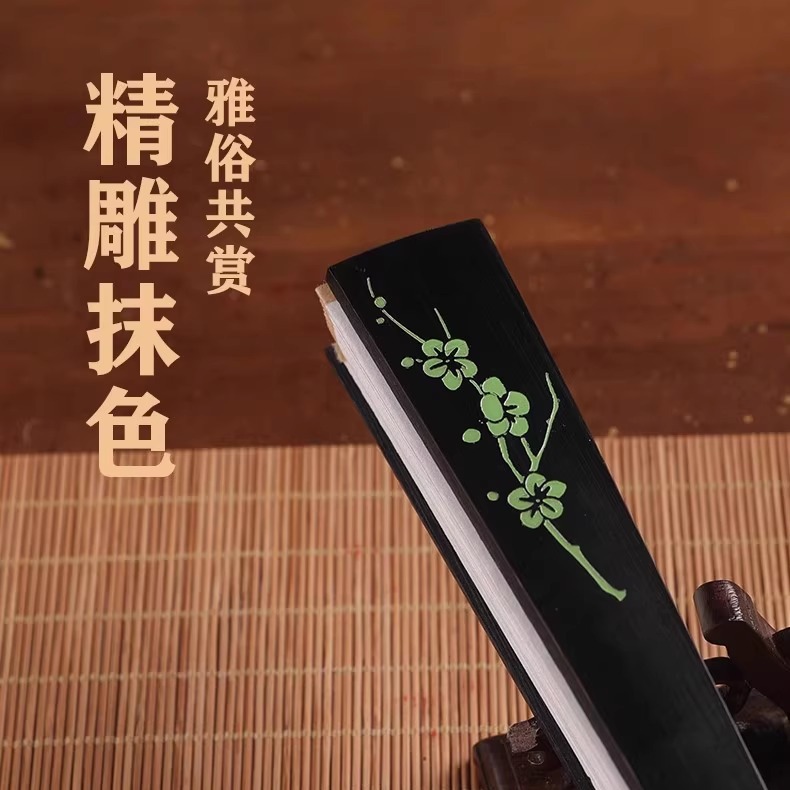 Ventilador de papel de arroz, abanico plegable en blanco, abanico de pintura, abanico de papel, abanico de caligrafía publicitaria de estilo chino