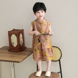 童民族服装;儿童表演服;童汉服