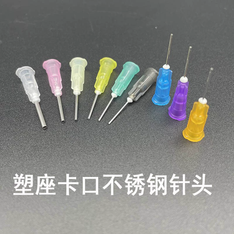 Нержавеющая сталь байонетная дозирующая игла промышленная инъекция плоская игла сопло машина для дозирования клея пластиковая стальная трубка для клея плоская игла