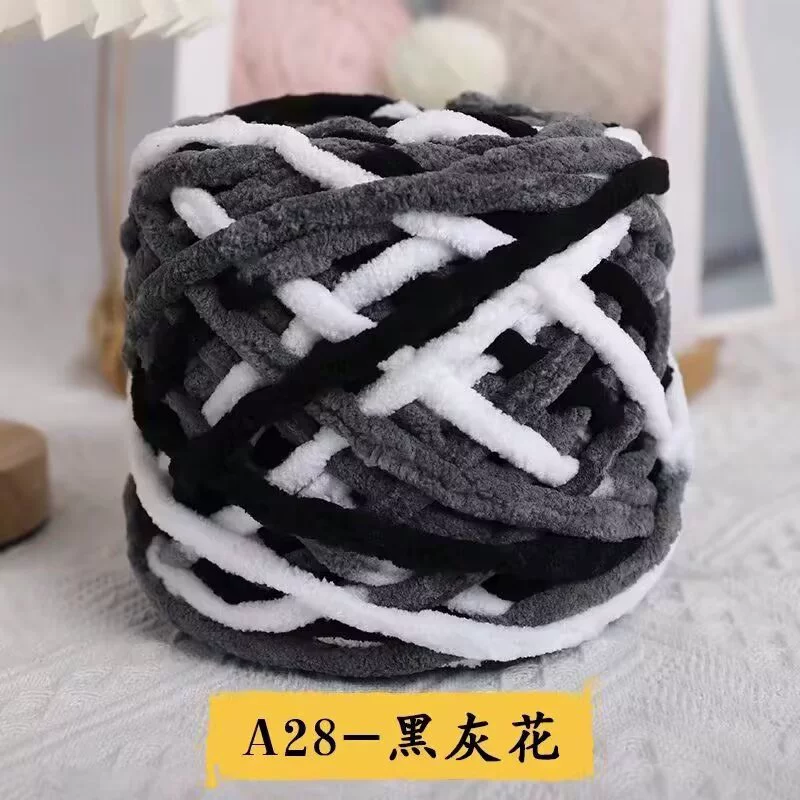 Шар пряжи шерстяной (ice yarn) — 15 м, толстая нитка, множество цветов для шарфов шапок тапочек