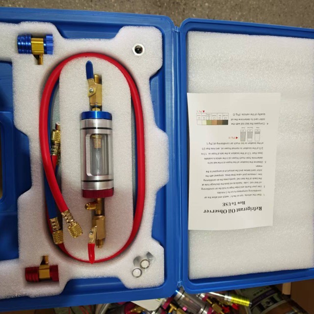 カーエアコン冷凍油フィルターツールセット冷凍油充填剤フロン雑誌分解ツールなし|undefined