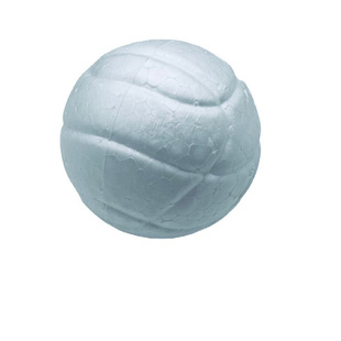 Styrofoam 7.6cm Football Rugby White Embryo Christmas Decoration Pendant DIY Handmade Creative