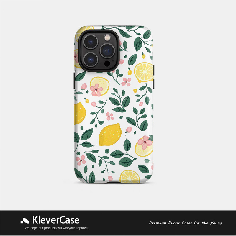 外贸爆款黄色柠檬个性化POD手机壳适用iPhone13/14promax热转印XR|undefined