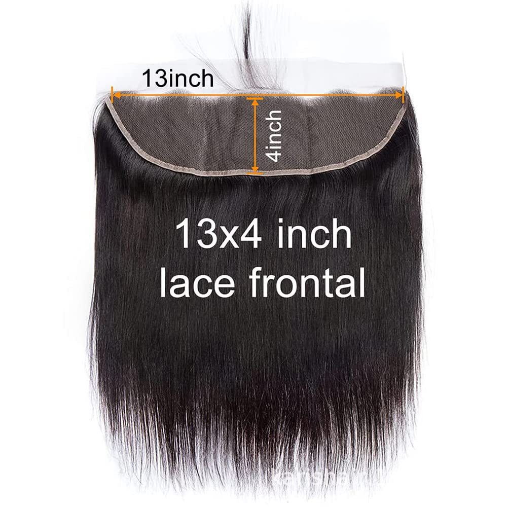 Frontal 13x4 Closure Cabello humano 13x4 Bloqueo de cabello de encaje
