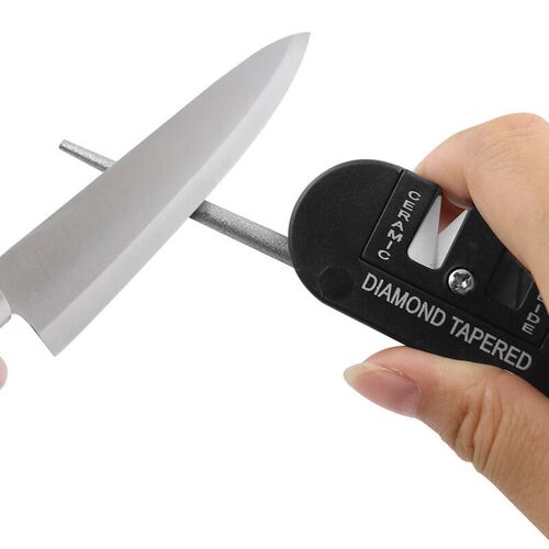 Quick Mini Knife Sharpener Sharpening Artifact Home Kitchen Multifunctional Whetstone Quick Sharpening Small Portable