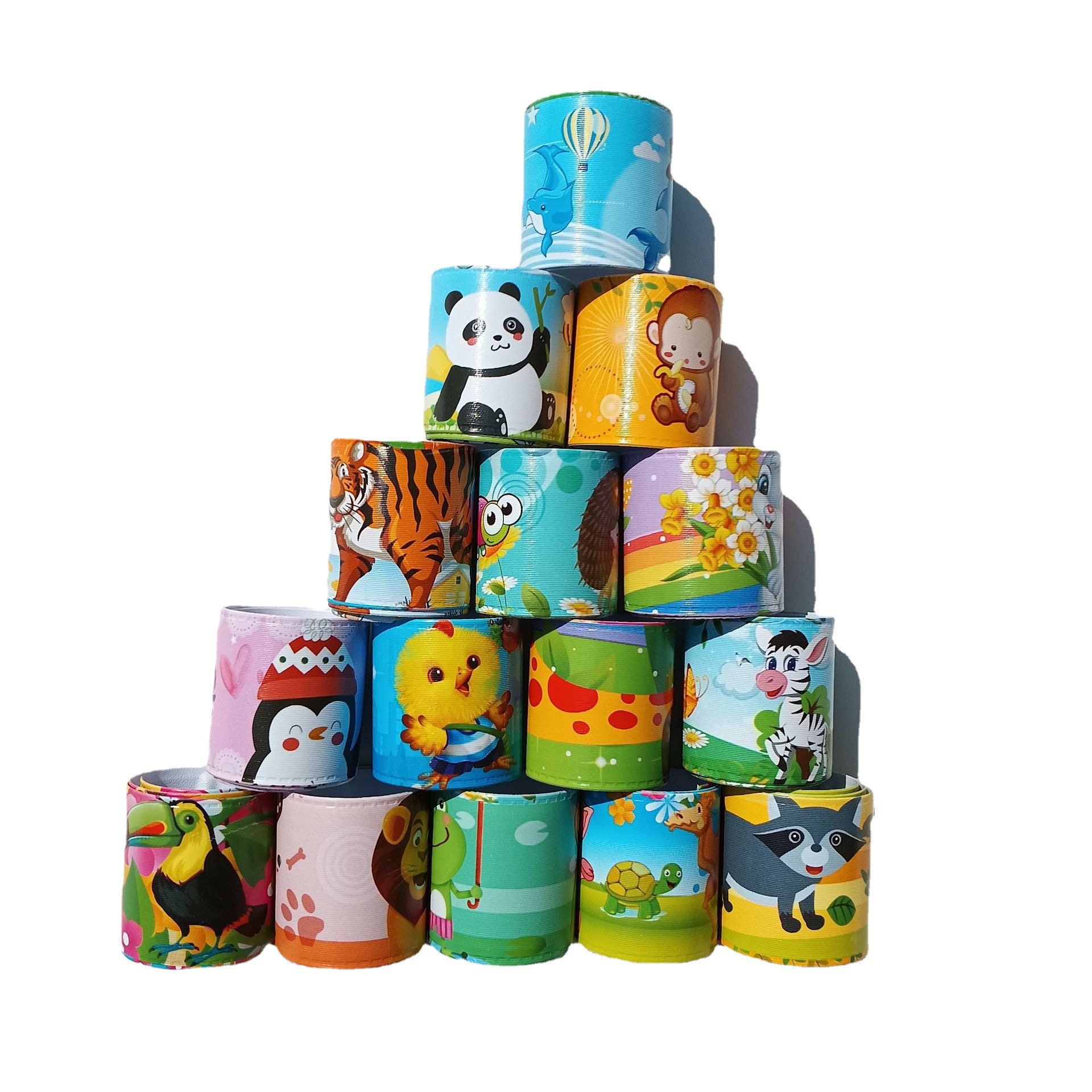 Animal 15 estilo Snap anillo pulsera Amazon transfronterizo nuevo Snap anillo pulsera dinosaurio tema