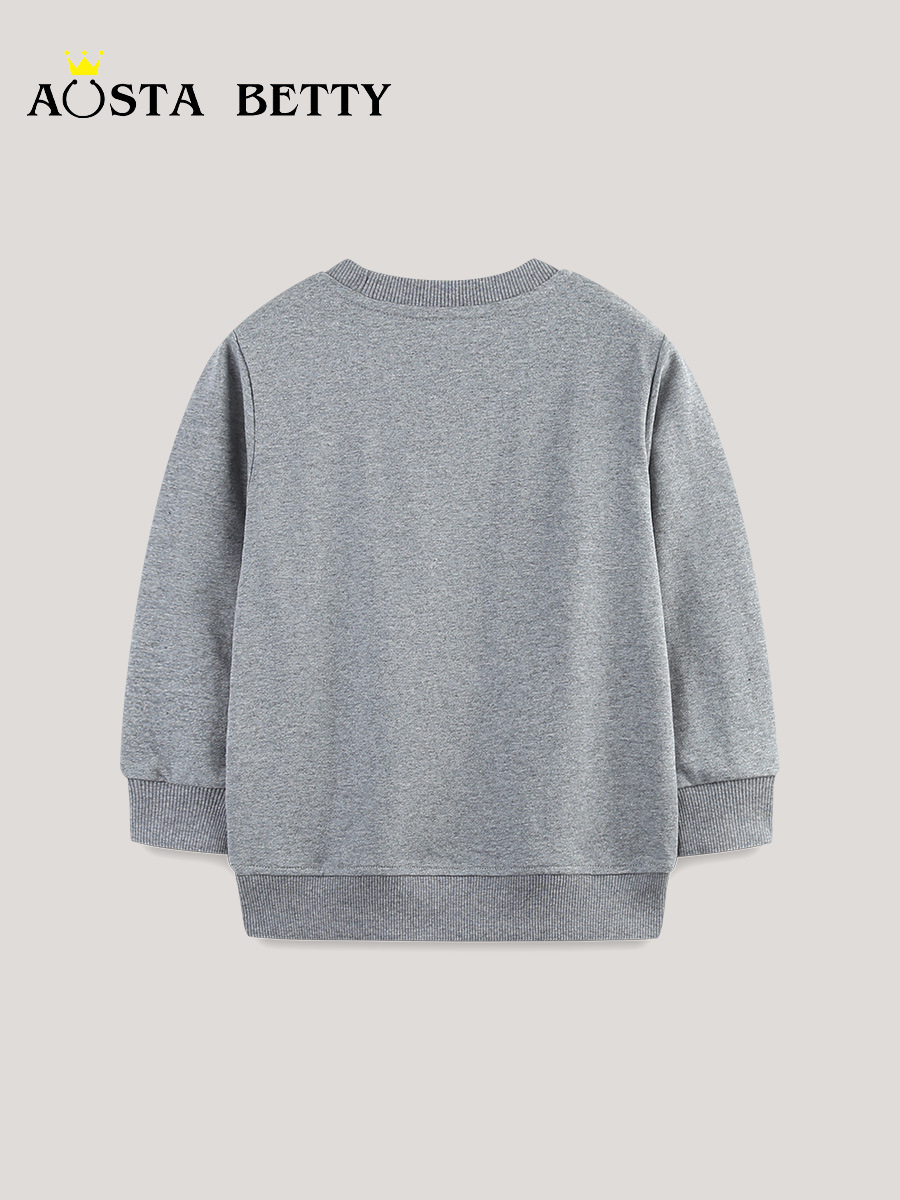Nuevo suéter para niños en otoño suéter de dibujos animados de estilo europeo y americano suéter para bebés tejido de algodón blusa para niños de ocio image 3