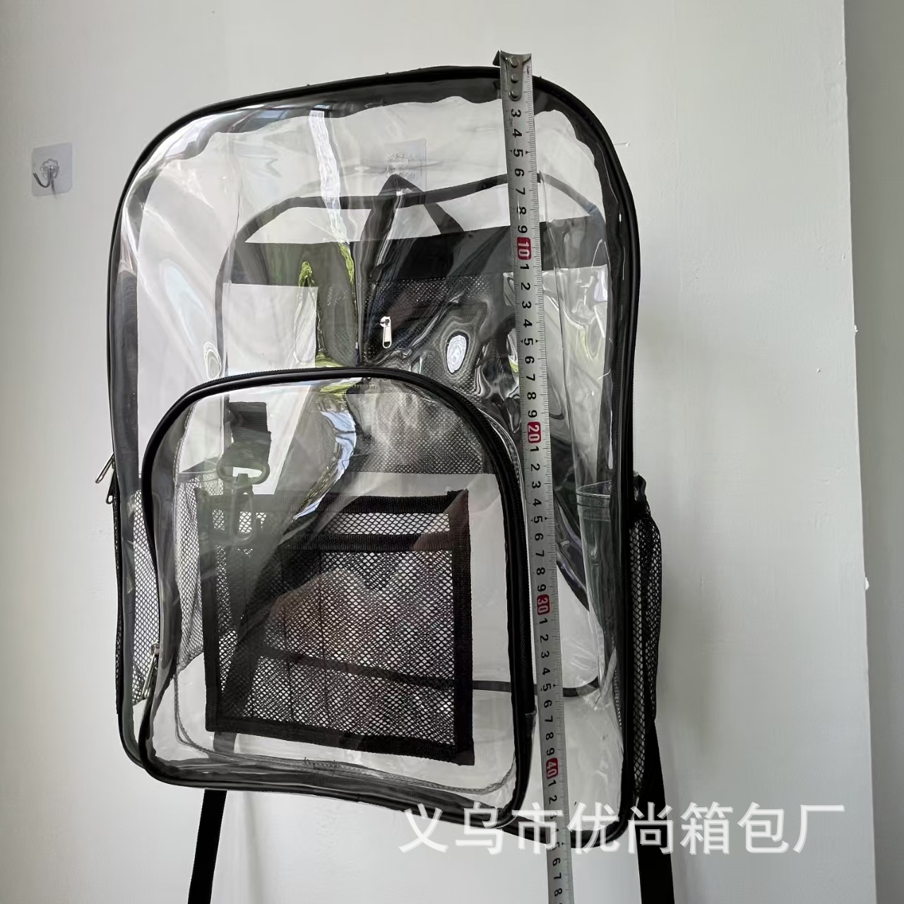 초두꺼운 TPU 투명 젤리백 중학생 책가방 2025 신형 대용량 백팩 에어쿠션 스트랩