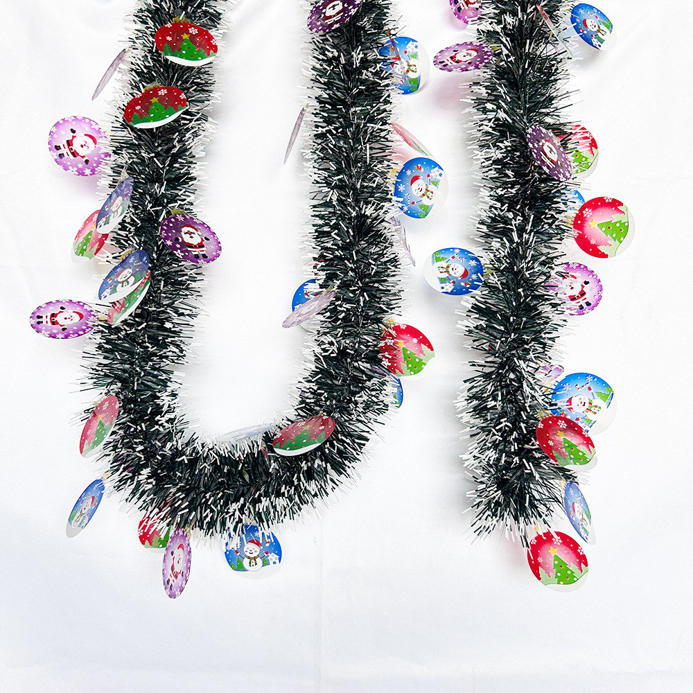 Nuevos productos transfronterizos Amazon de Navidad fiestas de artículos de color decoración de color