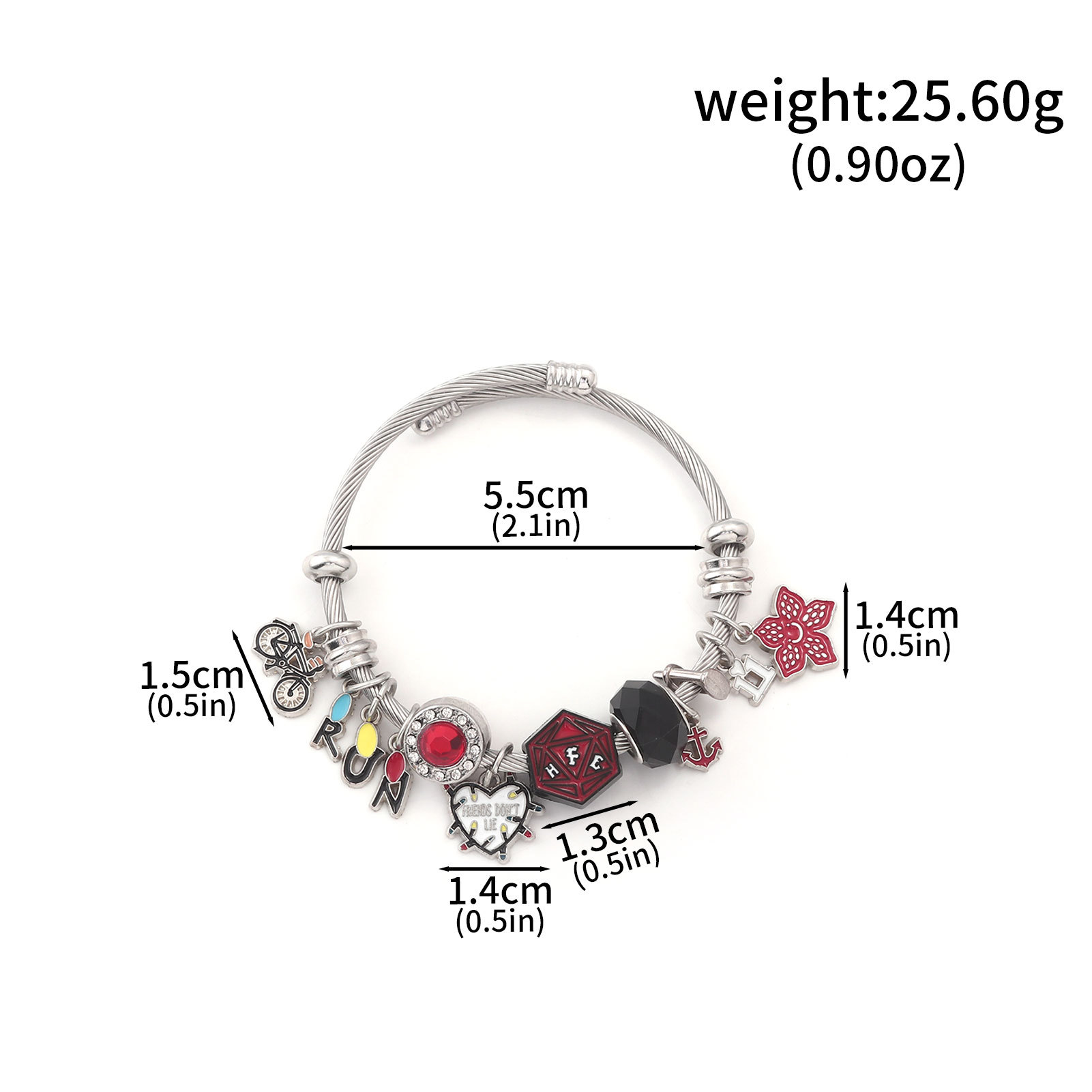 映画とテレビの周辺の奇妙な物語の第4四半期のネックレスの電球のアルファベットのペンダントのアマゾンの越境の対外貿易の卸売り