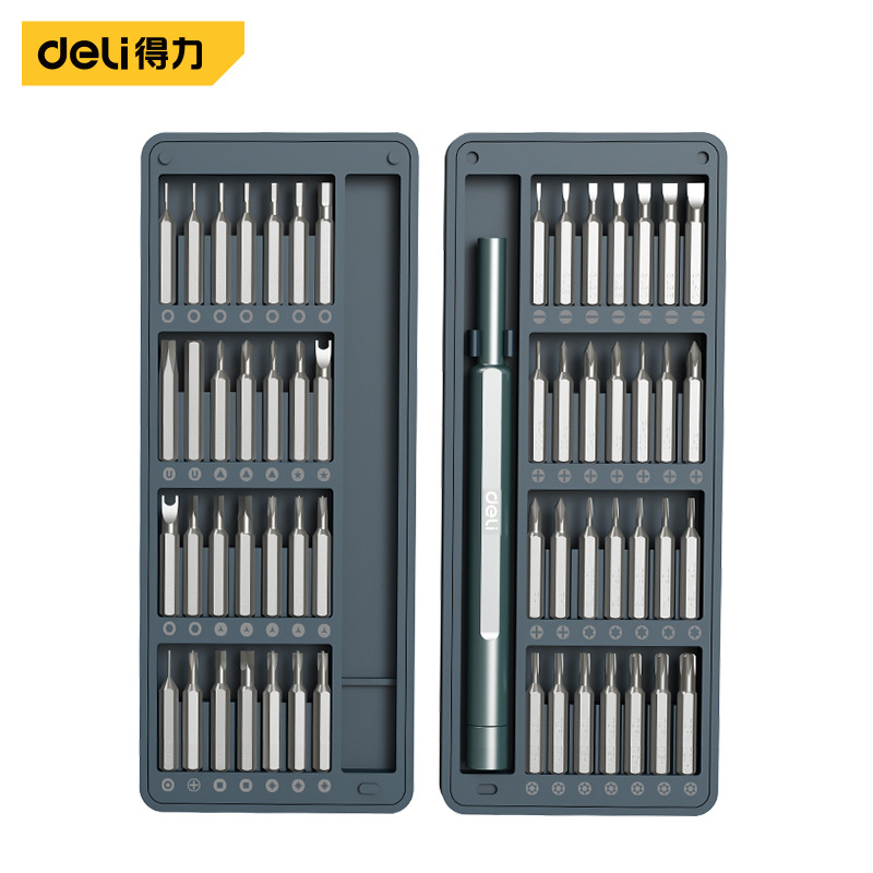 Набор отверток Deli DL241057 (57 предметов), черный