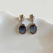 S925秋冬新款韩国东大门爆款耳环星空耳坠女高级感轻奢耳坠潮耳饰