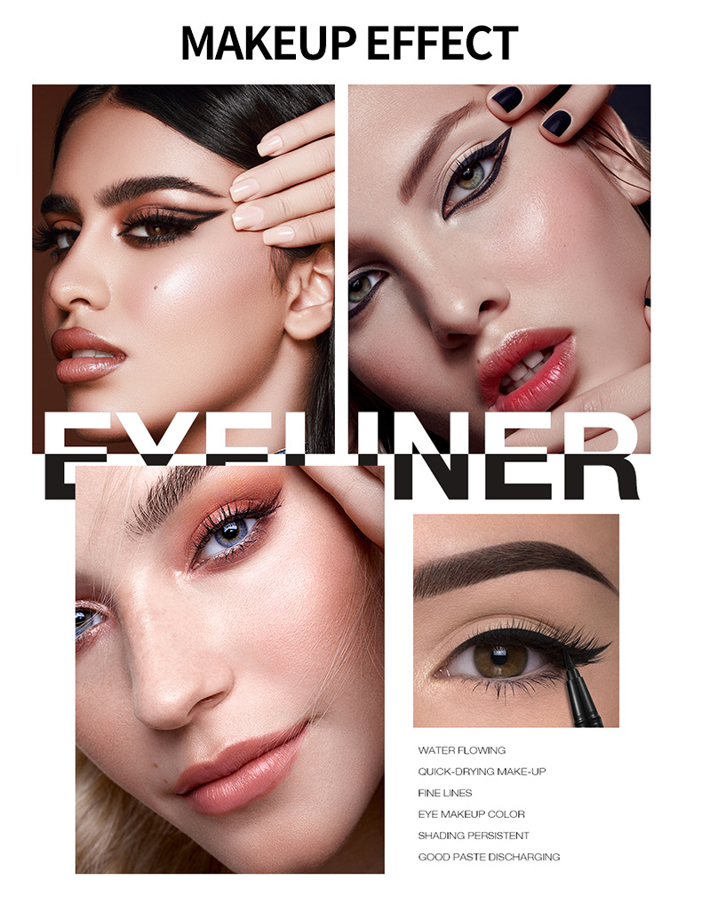 YANQINA Yanqina Sceptre penna liquida per eyeliner impermeabile, resistente al sudore e di colore nero freddo_voghion.com