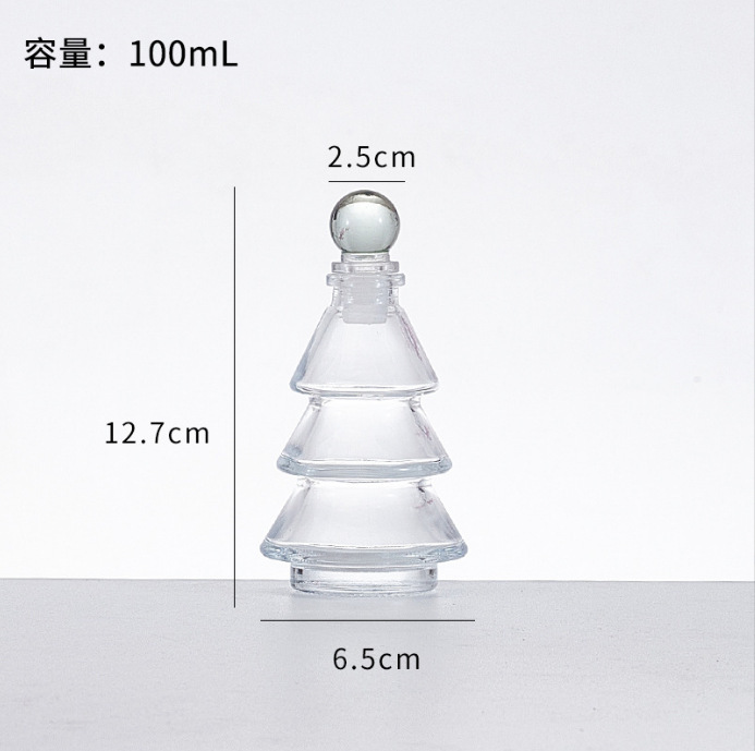 透明な小さい酒の瓶の150mlBincooの冷たいコーヒーのガラス瓶の密封の貯蔵の缶の果実の酒の分注の瓶の空の瓶|undefined