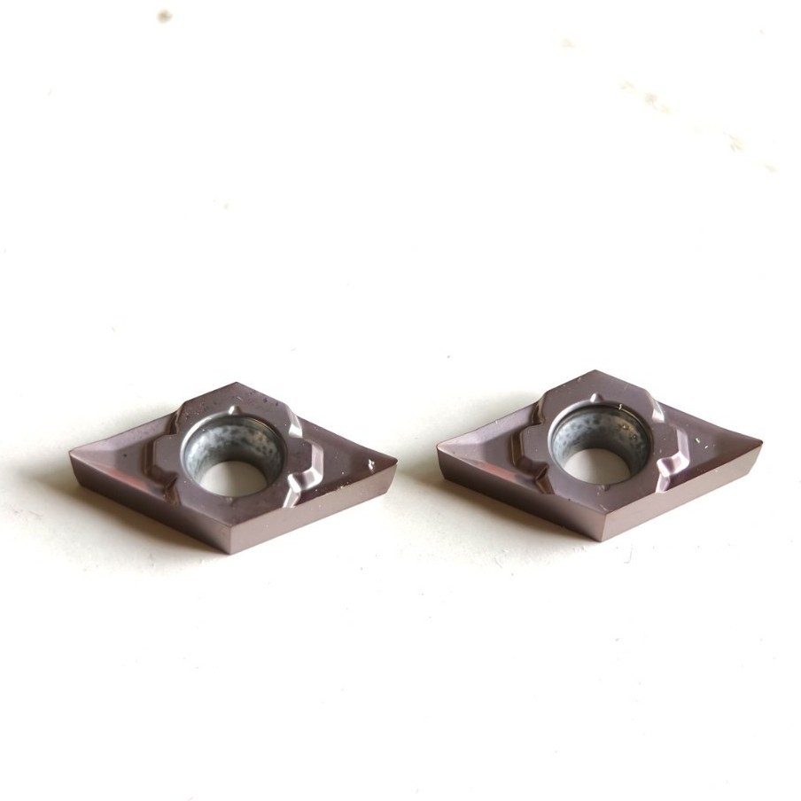 数控车刀片金属陶瓷TNMG160404R/L-F/S钢件精车三角形开槽刀粒