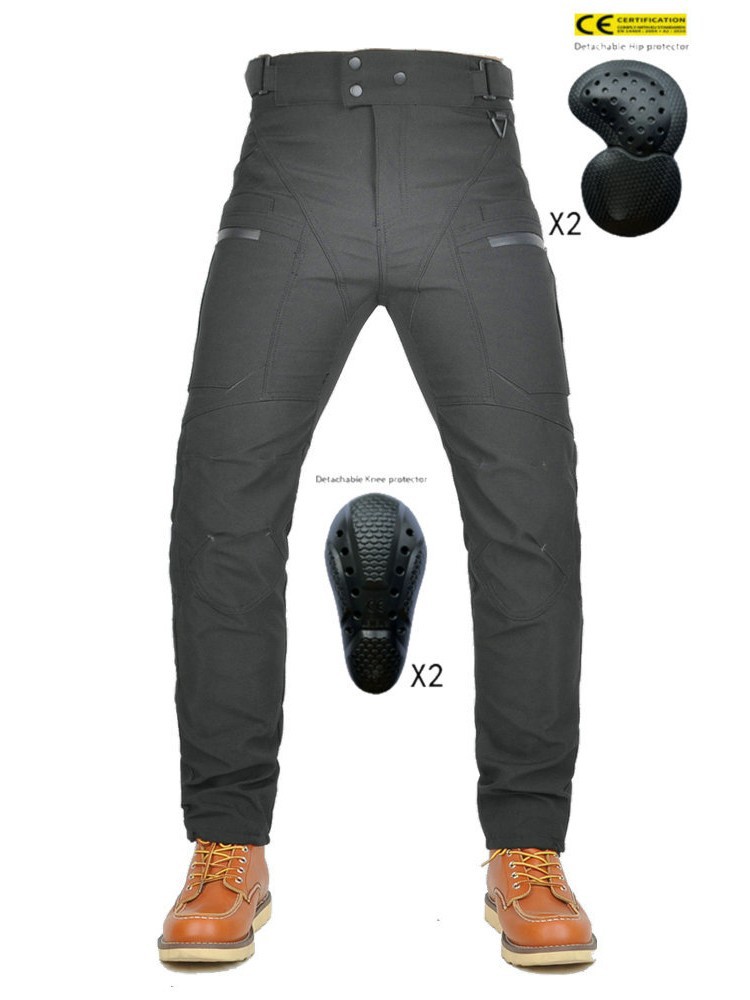 VOLERO motocicleta cuatro estaciones a prueba de caídas pantalones de ciclismo impermeable a prueba de viento respirable elástico cintura alta ocio locomotora a prueba de caídas pantalones