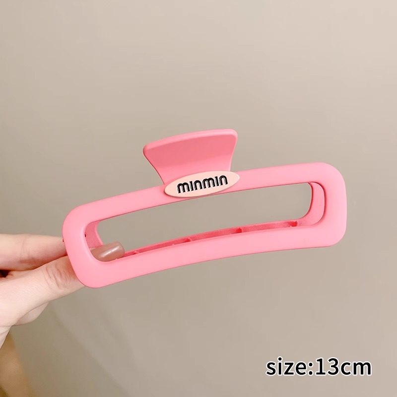 Zhao Lusi mismo estilo de clip de agarre de lazo femenino 2025 nuevo clip de tiburón grande de alta gama en la parte posterior de la cabeza horquilla