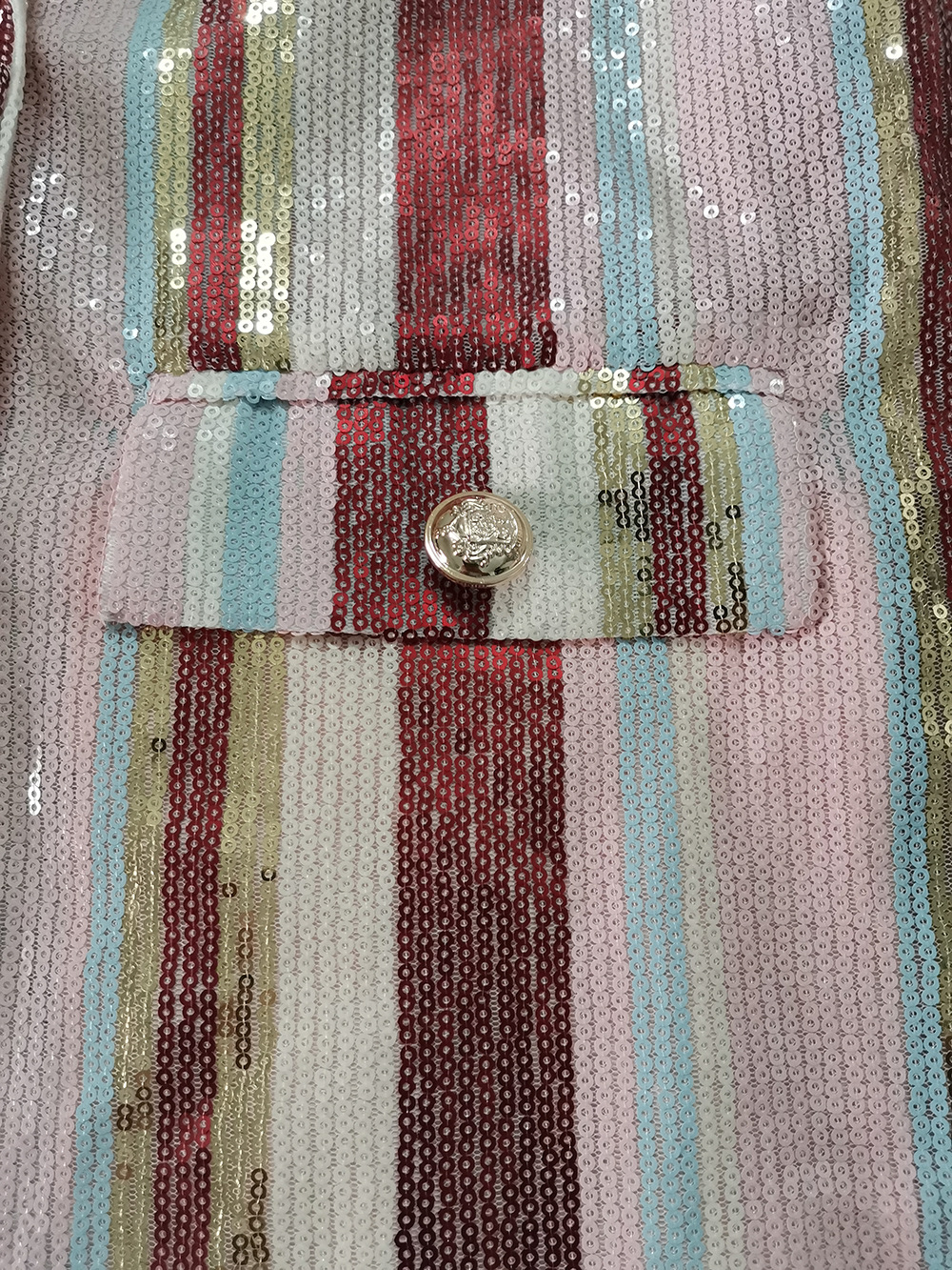 GraceChic GraceChic European And American New Three-Piece Set Early Autumn Fashion Women's Small Blazer Striped Casual Wide-Leg Pants_voghion.com