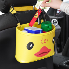 Car seat storage bag hanging bag car storage bag portable mommy bag PU multifunctional car storage bag