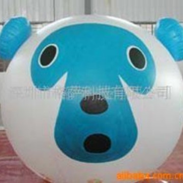 塑胶充气气模 充气熊造型 吹气熊仔气球 充气玩具气球