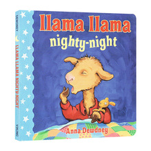 英文原版绘本 Llama Llama Nighty-Night 纸板书儿童睡前晚安故事