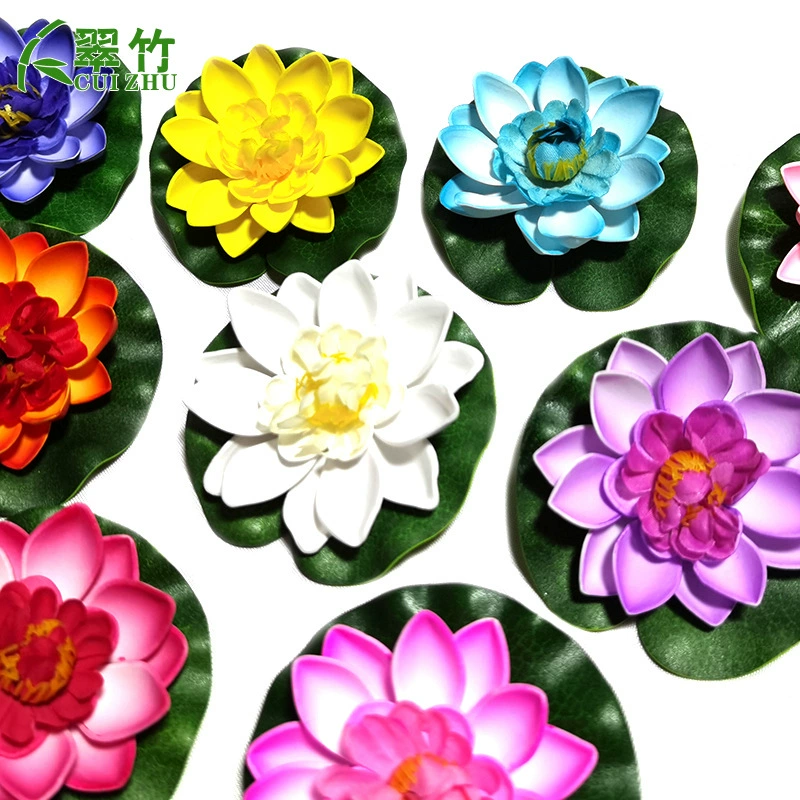 (Cross-border trading), artificial lotuses, aquarium, pond decor, photo shoot props