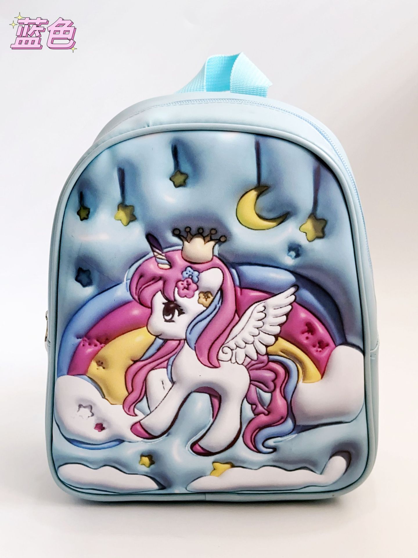 Mochila para niños 2023 nueva impresión digital 3D unicornio mochila kindergarten niñas de dibujos animados mochila al por mayor