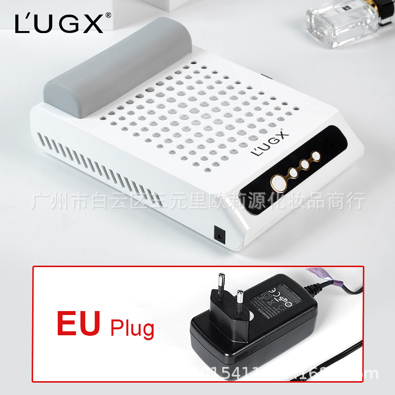 LUGX ooliyuan recargable portátil aspiradora de uñas nueva máquina de succión de polvo de almacenamiento de energía inalámbrica polvo de uñas no funciona Gris