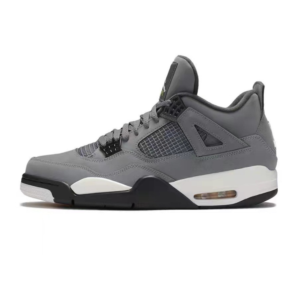 AJ4 negro negro negro rojo pequeño blanco cemento negro gato airbag zapatos de baloncesto Joe4 antideslizante zapatos de hombre y mujer zapatos deportivos transfronterizos image 32
