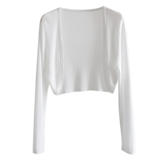 Short Knitted Sunscreen Cardigan Small Jacket Women's 2024 Summer New Style Thin Skirt Shawl Outer Blouse Trendy