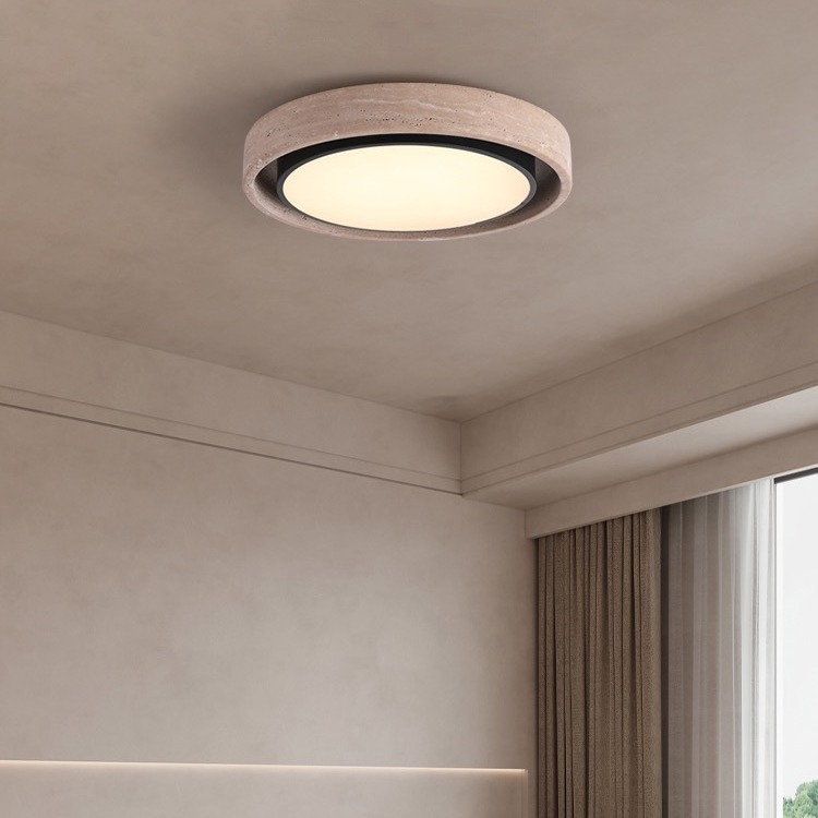 lámpara de techo del comedor, viento, dormitorio japonés, lámpara retro, sala de estar simple, diseño de lámpara de techo de Huang Dongshi.