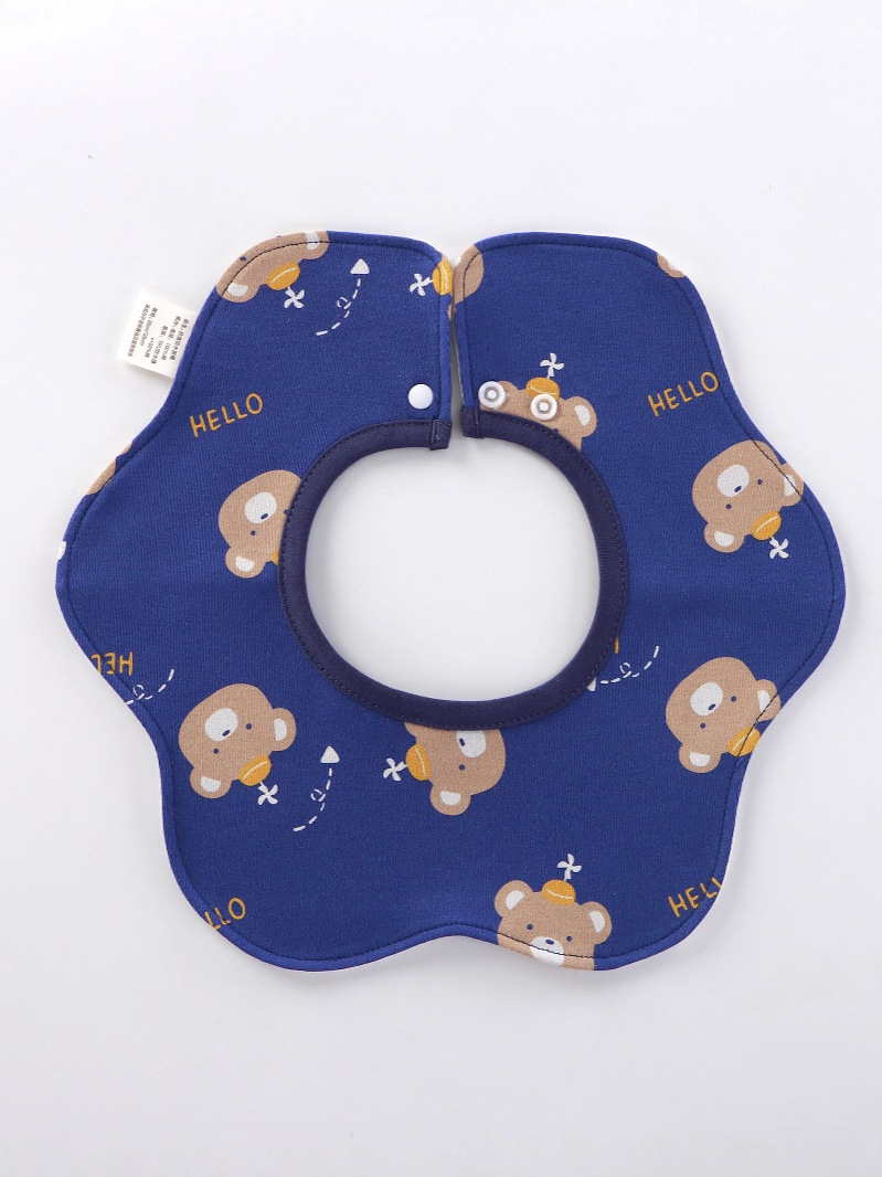 Babo para bebé de algodón impermeable, antiderrames – giratorio 360°, para comer, primavera-verano.