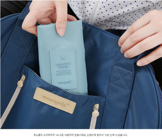 鞋子收纳袋折叠旅行鞋袋 防水旅游鞋包折叠包防尘袋