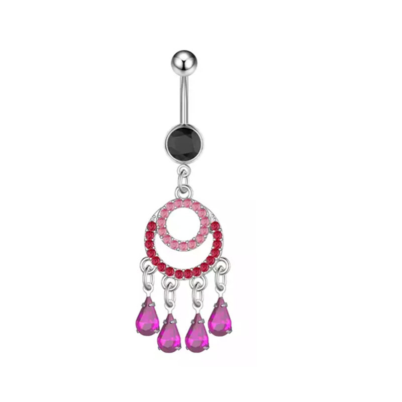 Fábrica de piercings para comércio eletrônico transfronteiriço, atacado de anéis de umbigo europeus e americanos, entrega aleatória de modelos personalizados e fáceis de usar._voghion.com