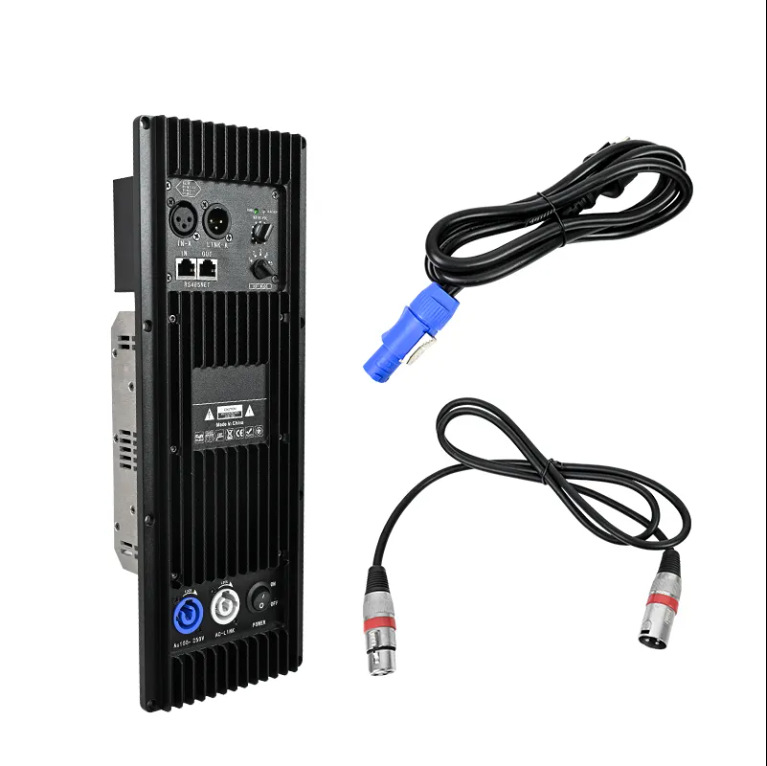 900W + 500W Amplificador de placa profesional de doble canal clase D DSP Módulo de altavoz activo Matriz de línea doble de 8 pulgadas