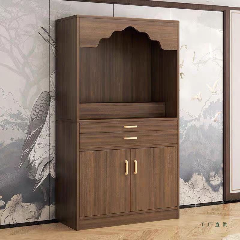 Home Altar Table for Buddha, Standing Cabinet for Offering Table, Buddha Altar, God of Wealth Statue Cabinet, Economical Altar Table