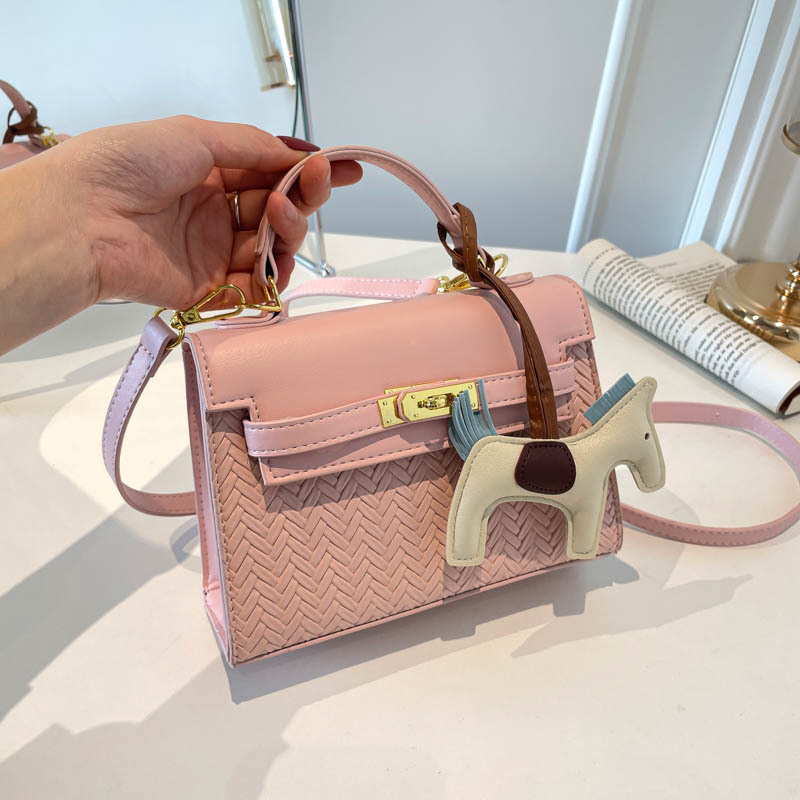 Sentido diario retro bolsos portátiles Kylie bolsos de moda transfronterizos nuevos empalmes de color contraste bolsos de hombro