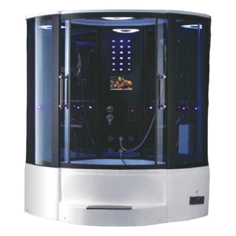 Sala de vapor con bañera de masaje baño ducha baño integrado sala de vapor húmedo sauna